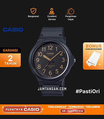 Orologio Casio Uomo Collezione MW-240-1B2VDF – Movimento Al Quarzo, Cassa In Resina Nera 43 Mm, Quadrante Nero, Cinturino In Resina, Casual - 5
