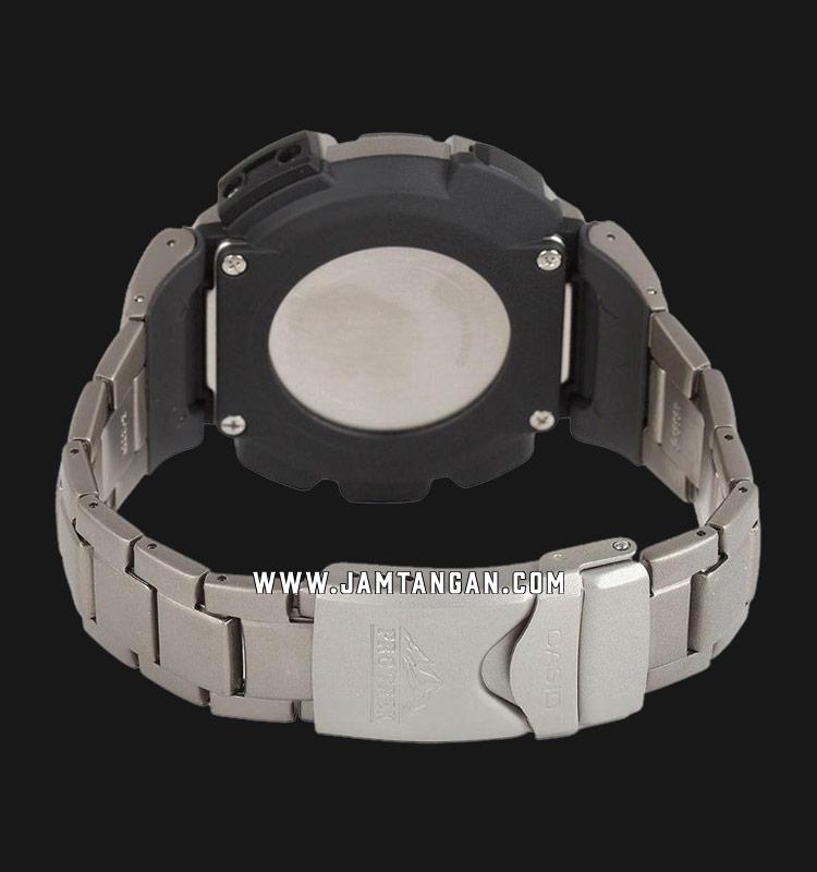 Casio Pro Trek PRG-240T-7DR Tough Solar Digital Dial Titanium Strap |  Jamtangan.com
