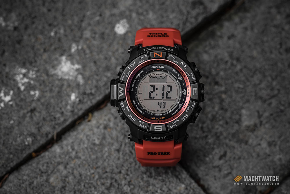 Casio Pro Trek PRW-3500Y-4DR Tough Solar Triple Sensor Wave Ceptor Machtwatch