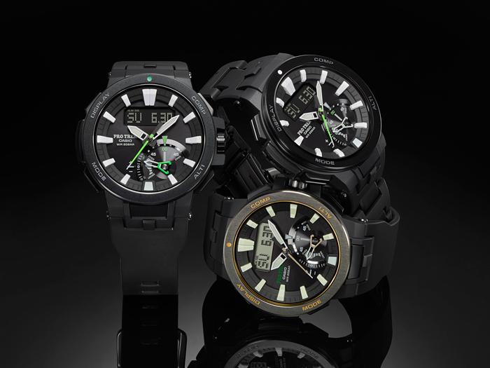 Casio Pro Trek PRW-7000FC-1DR Tough Solar Wave Ceptor Smart Access 200M Machtwatch