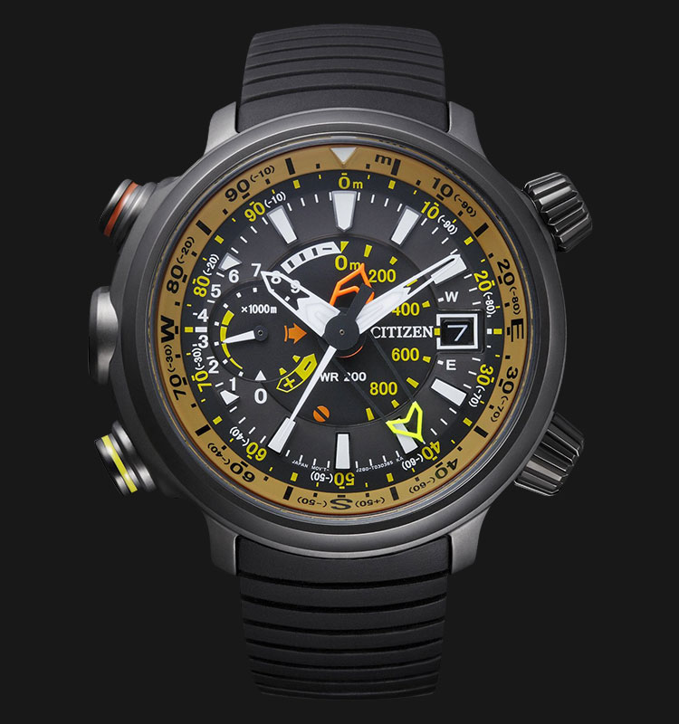 citizen eco drive air diver's 200m titanium