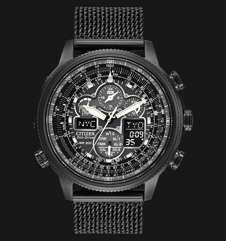 citizen promaster navihawk gps black super titanium