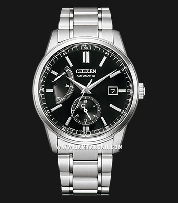 Citizen Mechanical NB3001-53E Black Dial Stainless Steel Strap 