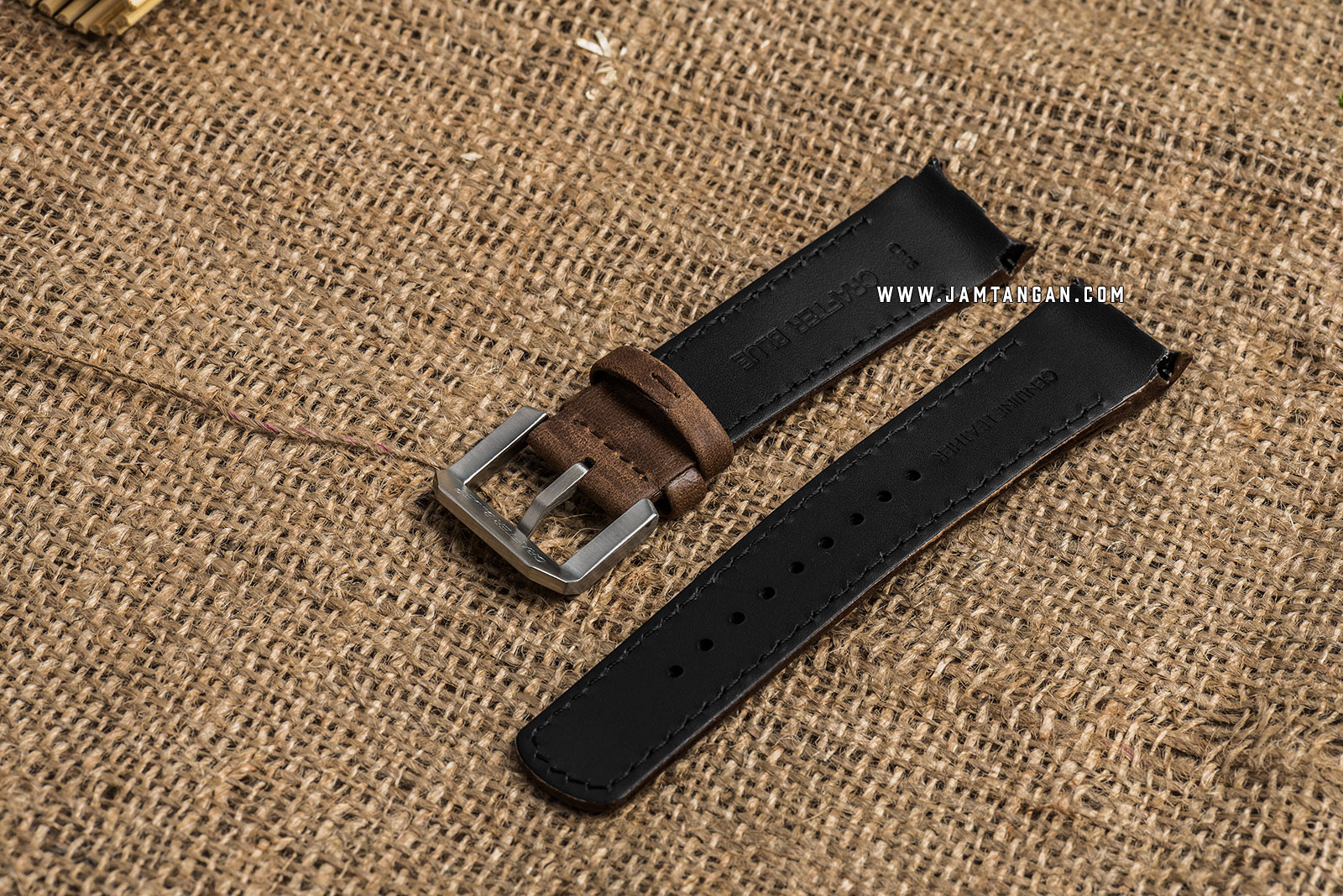 Strap Crafter Blue CB05-Leather-Brown 22mm Men Leather Strap Machtwatch