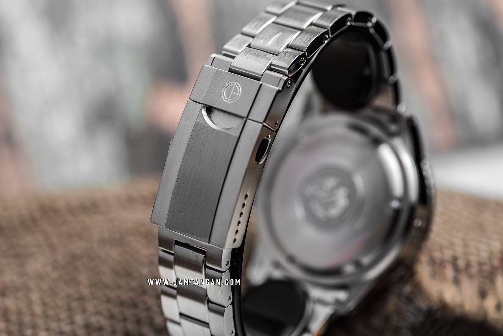 Crafter Blue MOSS001.B.RB Mechanic Ocean 45MM Men Black Dial Stainless Steel Strap Machtwatch