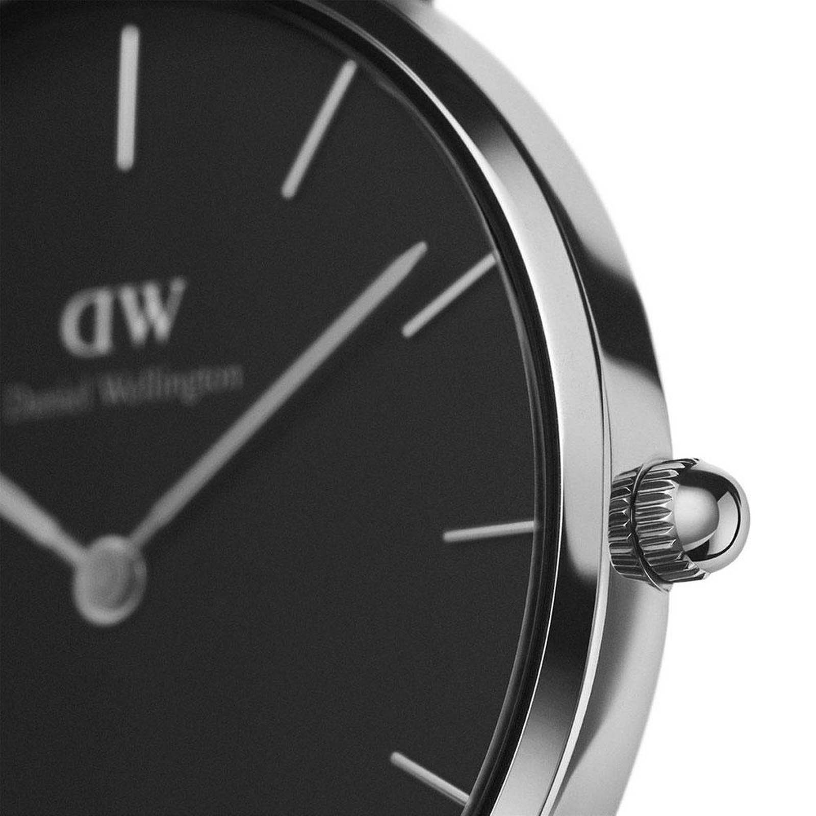 Daniel Wellington DW00100216 Classic Petite Cornwall 32mm Black Dial Black Nylon Strap Machtwatch