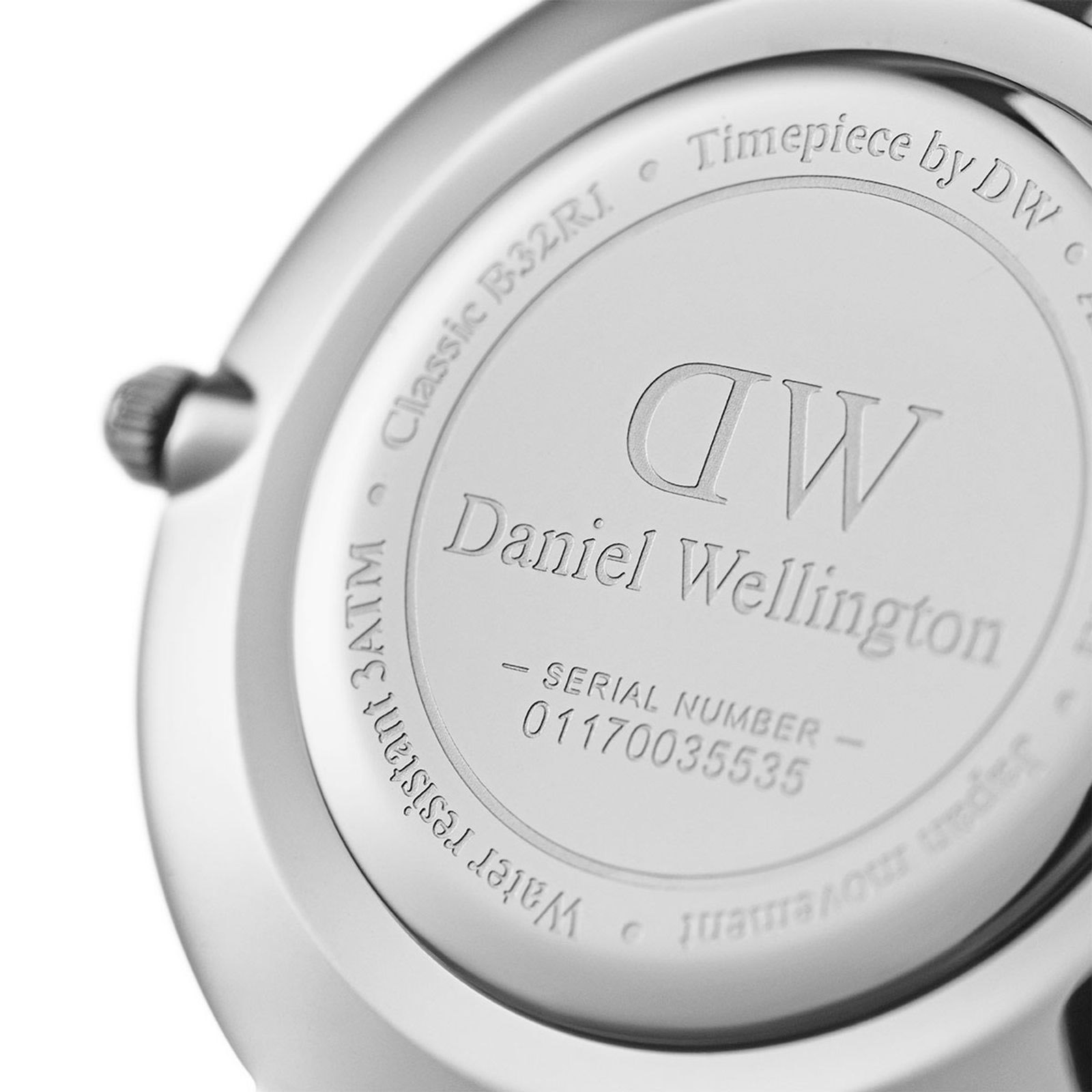 Daniel Wellington DW00100216 Classic Petite Cornwall 32mm Black Dial Black Nylon Strap Machtwatch