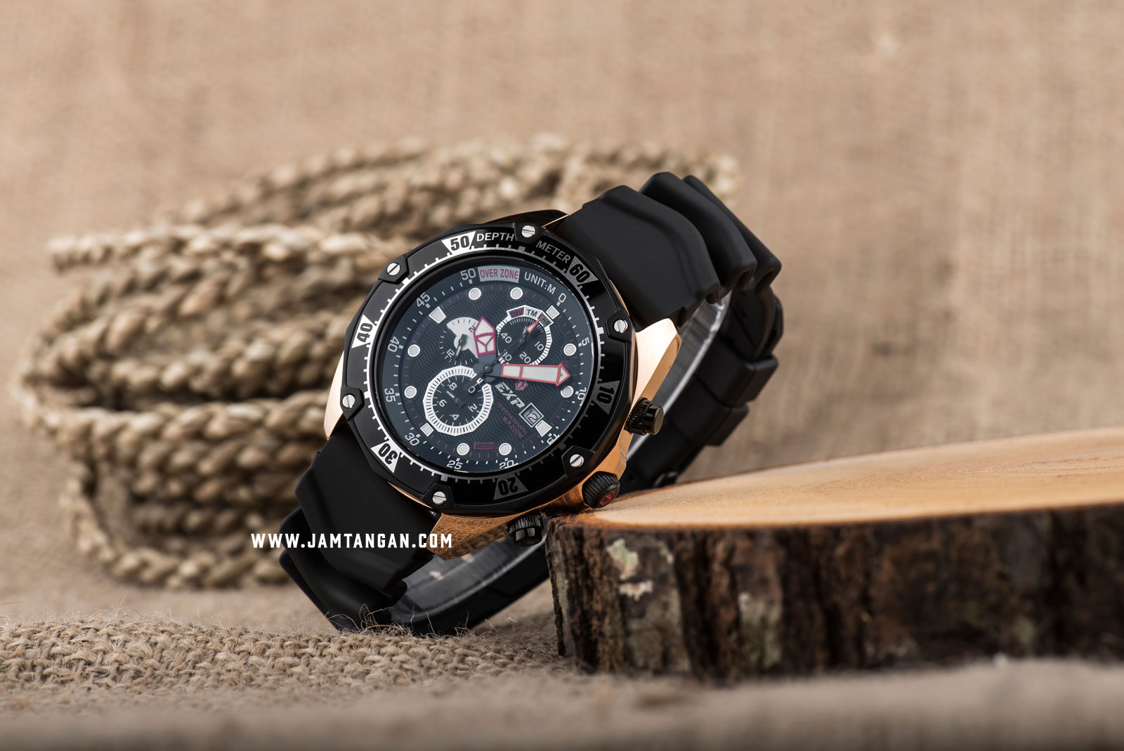 Expedition E 3007 MC RBRBA Chronograph Man Black Dial Black Resin Strap Machtwatch