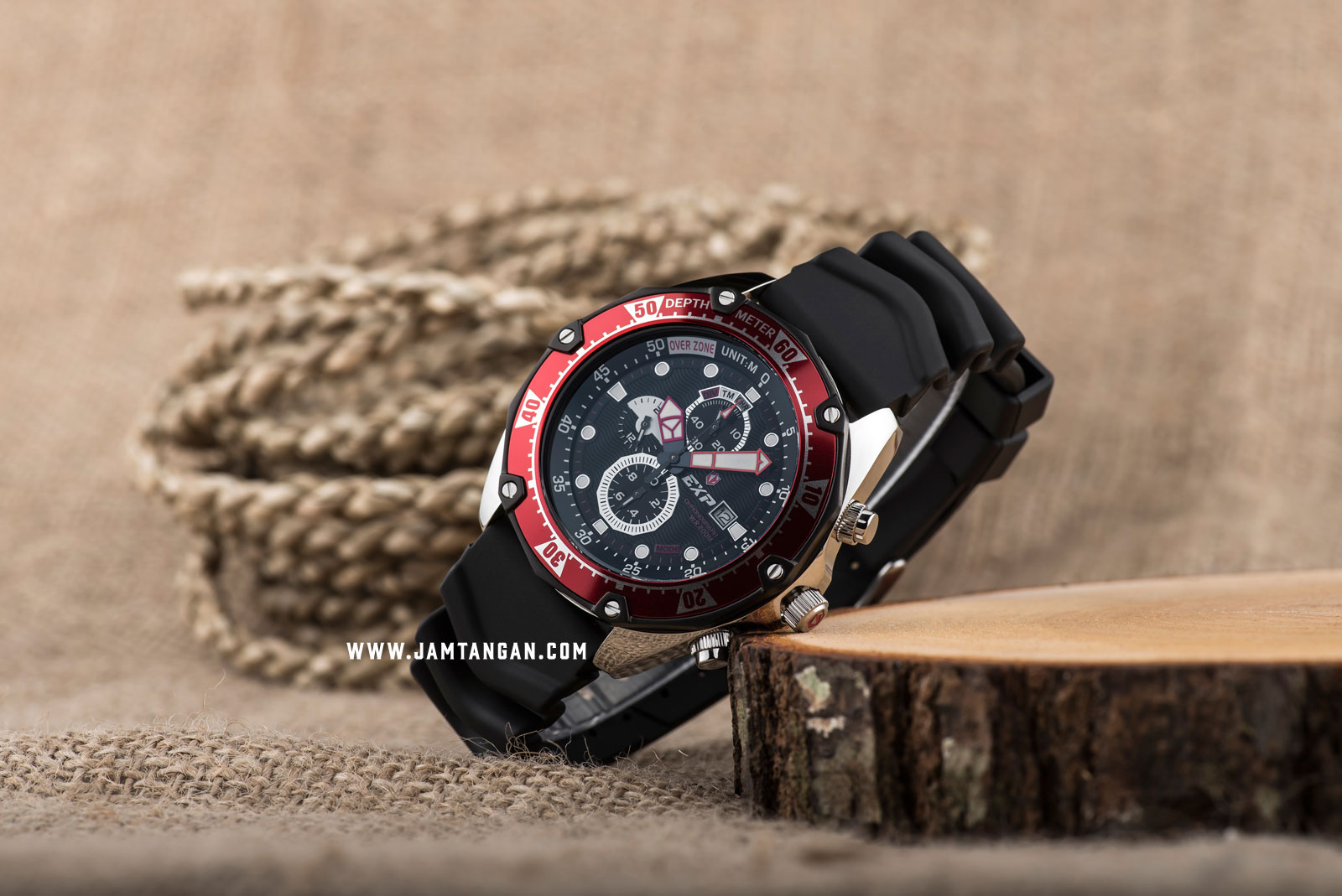 Expedition E 3007 MC RTBBA Chronograph Man Black Dial Black Resin Strap Machtwatch