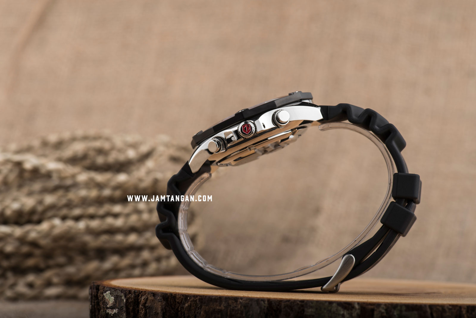 Expedition E 3007 MC RTBBA Chronograph Man Black Dial Black Resin Strap Machtwatch