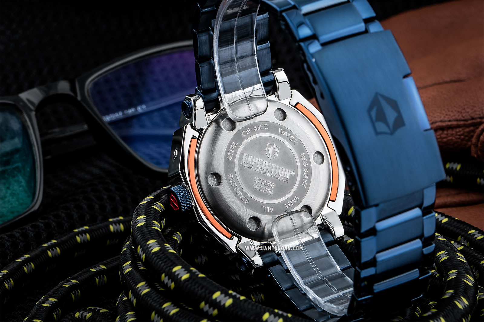 Expedition E 6385 BF BTUBU Ladies Blue Dial Blue Stainless Steel Machtwatch
