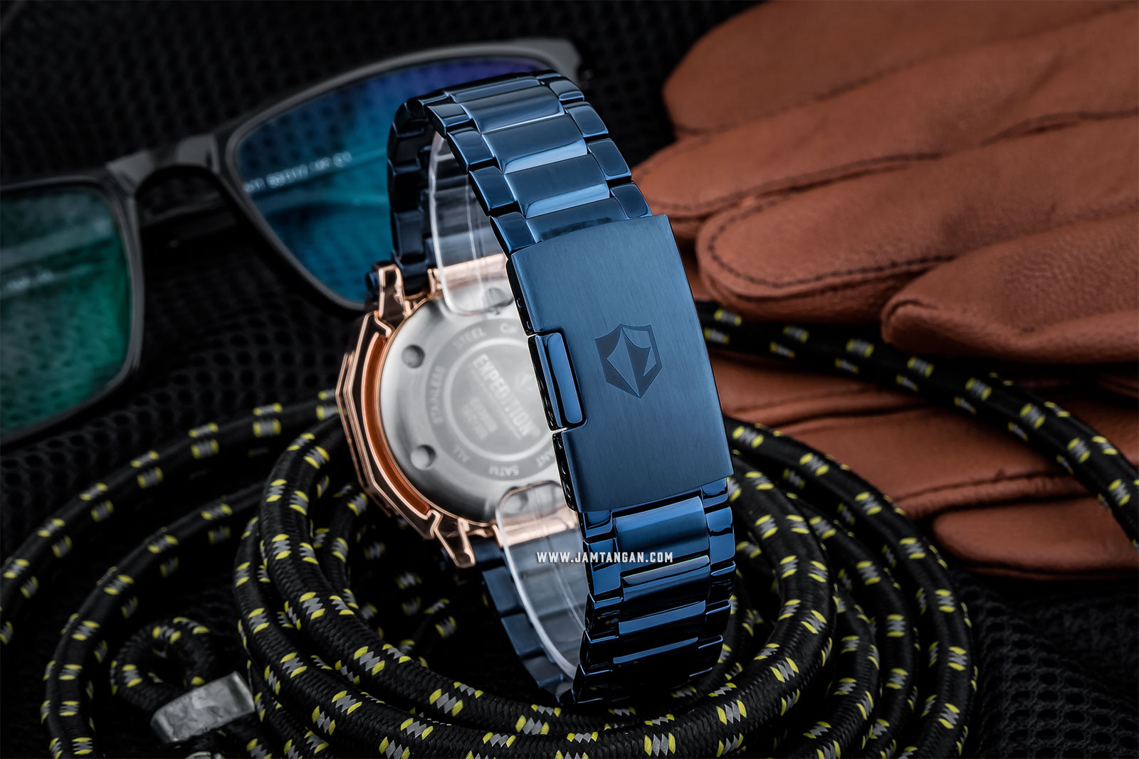 Expedition E 6385 BF BURBU Ladies Blue Dial Blue Stainless Steel Machtwatch