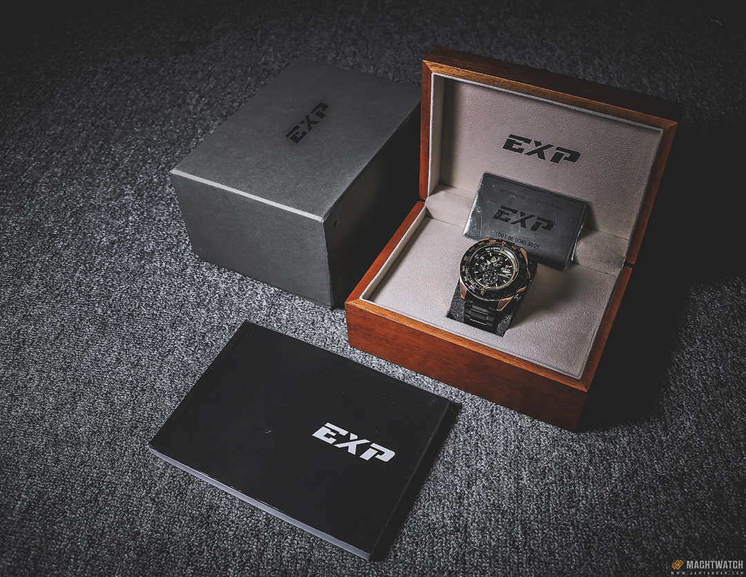 Expedition Altimeter E 6739 MC BBRBA Man Chronograph Black Dial Stainless Steel Machtwatch