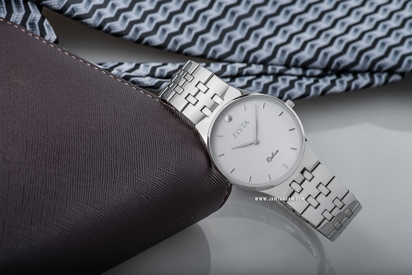 FIYTA G226.WWW Joyart Roslice Man White Dial Stainless Steel Strap Machtwatch