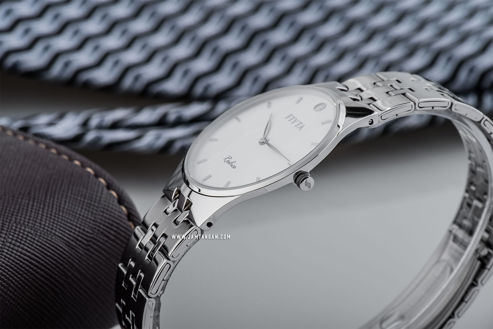 FIYTA G226.WWW Joyart Roslice Man White Dial Stainless Steel Strap Machtwatch