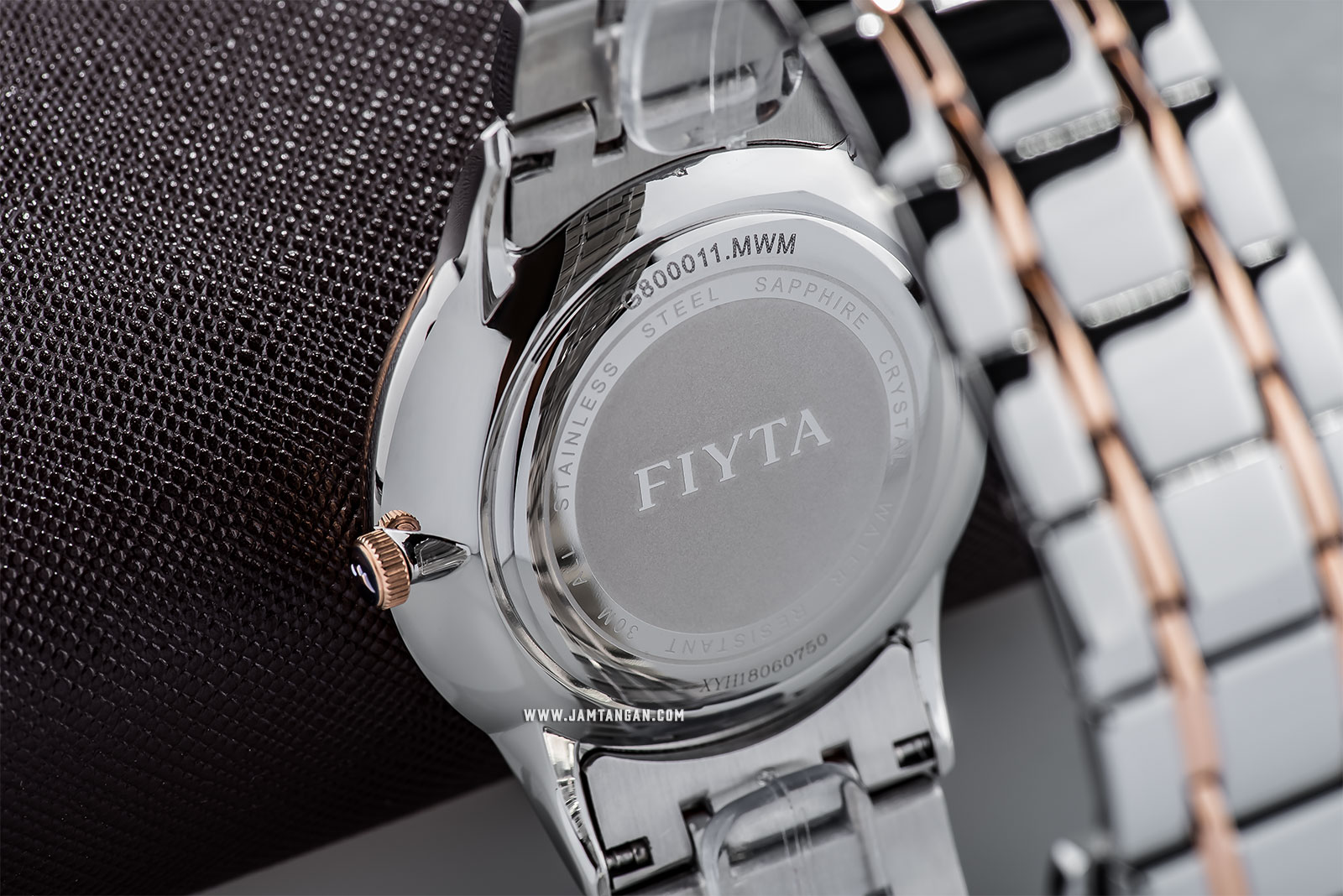FIYTA G800011.MWM Joyart Man White Dial Dual Tone Stainless Steel Machtwatch