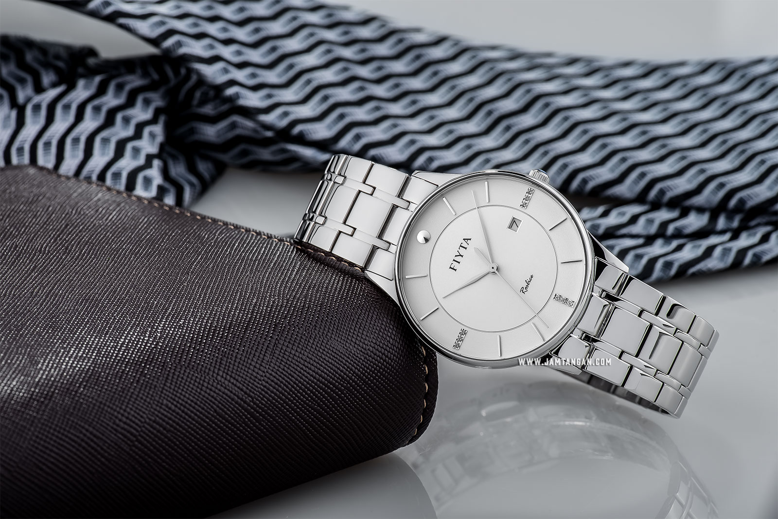 FIYTA G800012.WWW Joyart Man White Dial Stainless Steel Machtwatch