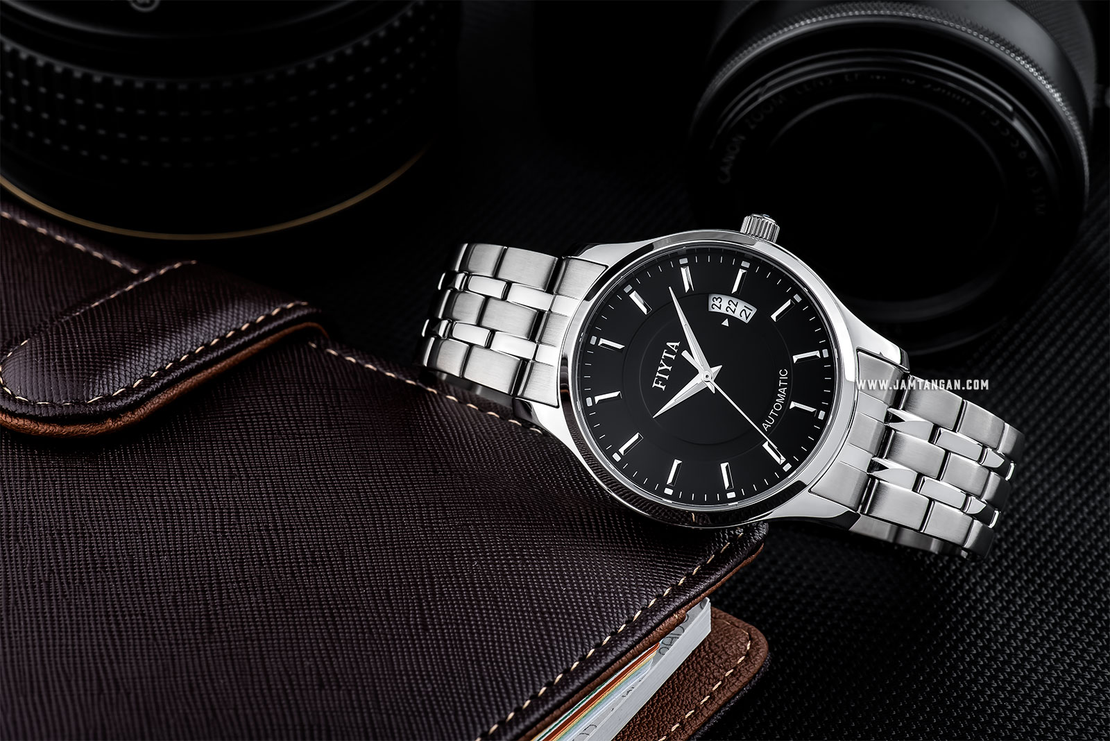 FIYTA GA8426.WBW Classic Automatic Man Black Dial Stainless Steel Machtwatch