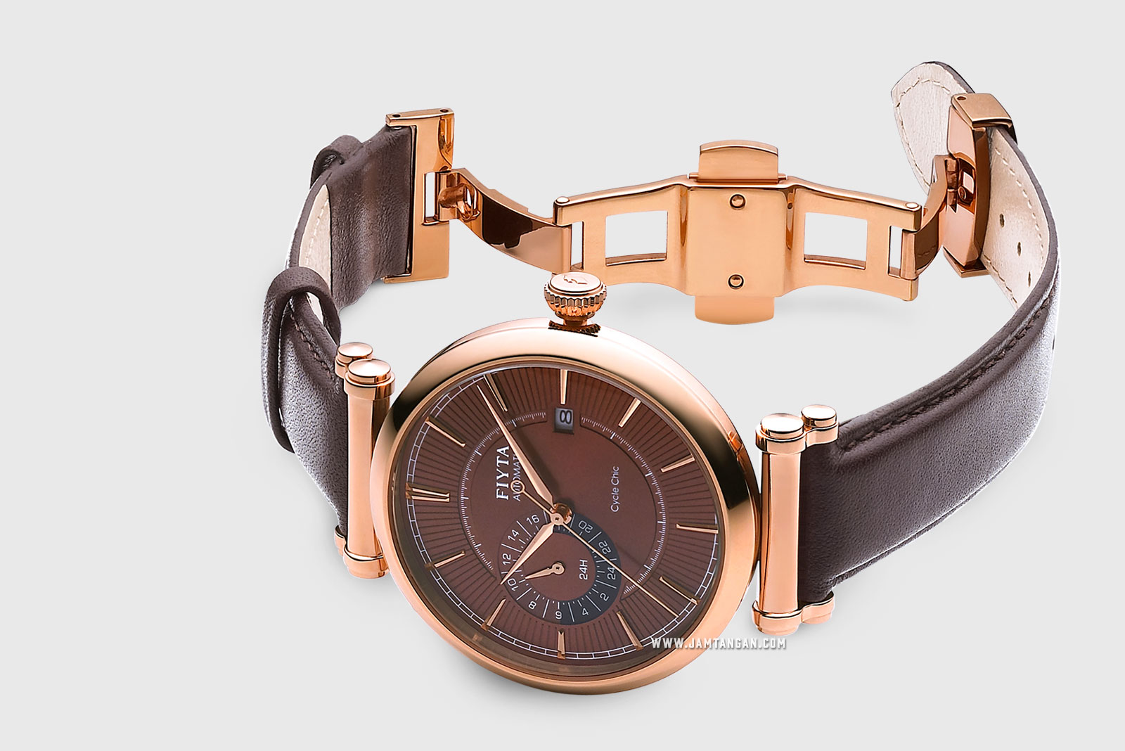 FIYTA GA850001.PSR IN Automatic Man Brown Dial Brown Leather Strap Machtwatch