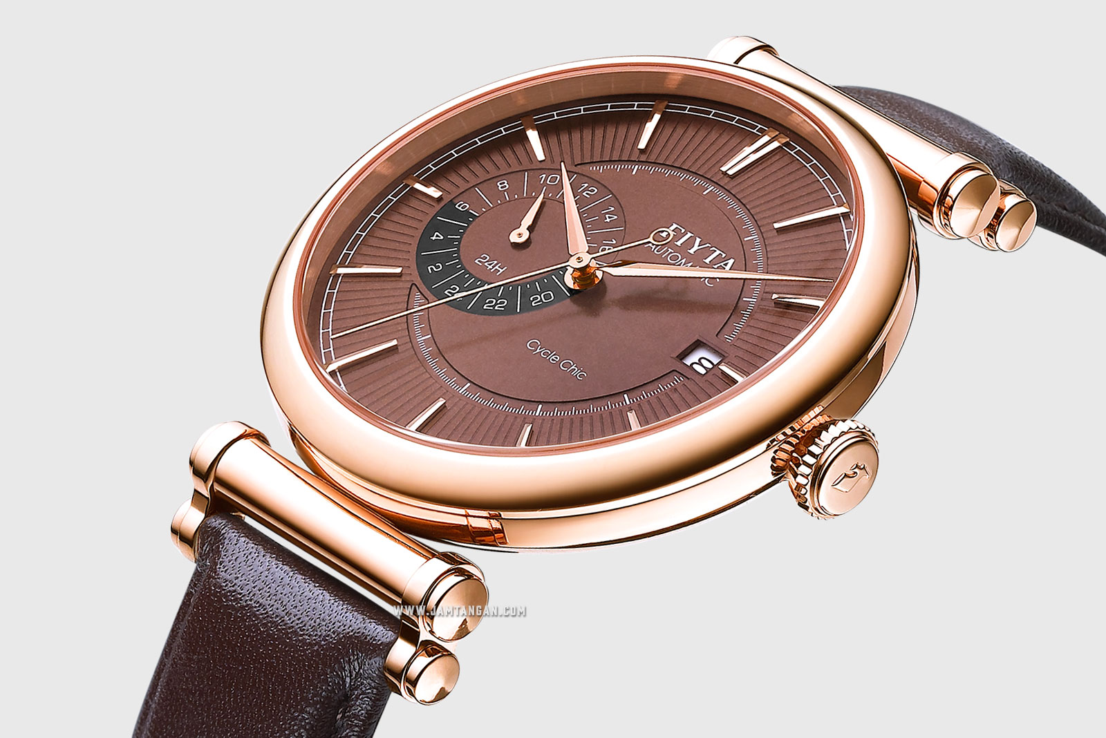 FIYTA GA850001.PSR IN Automatic Man Brown Dial Brown Leather Strap Machtwatch