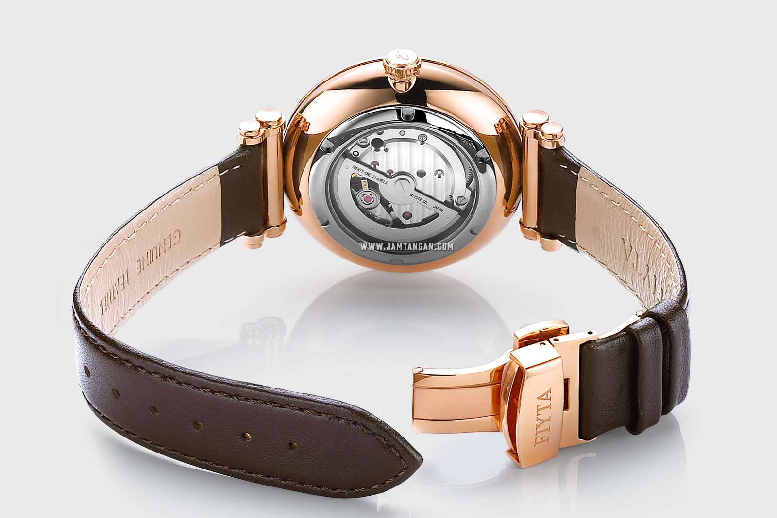 FIYTA GA850001.PSR IN Automatic Man Brown Dial Brown Leather Strap Machtwatch