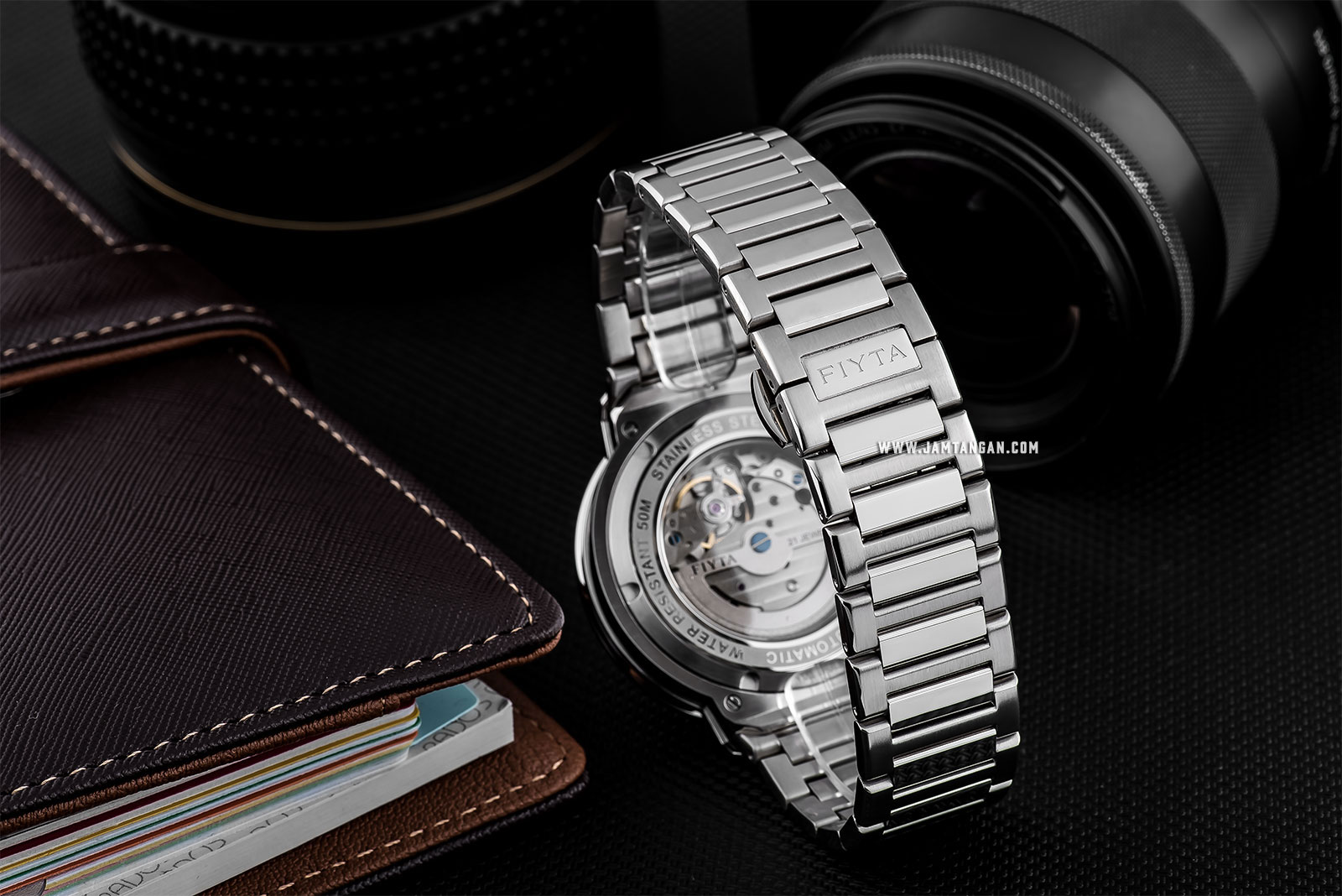 FIYTA GA852001.WLW Power Reserve Automatic Man Blue Dial Stainless Steel Machtwatch