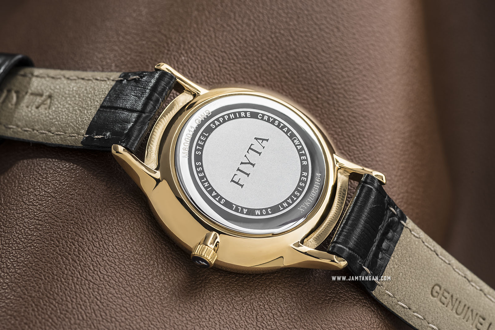 FIYTA M800011.GWB Joyart Ladies White Dial Black Leather Strap Machtwatch