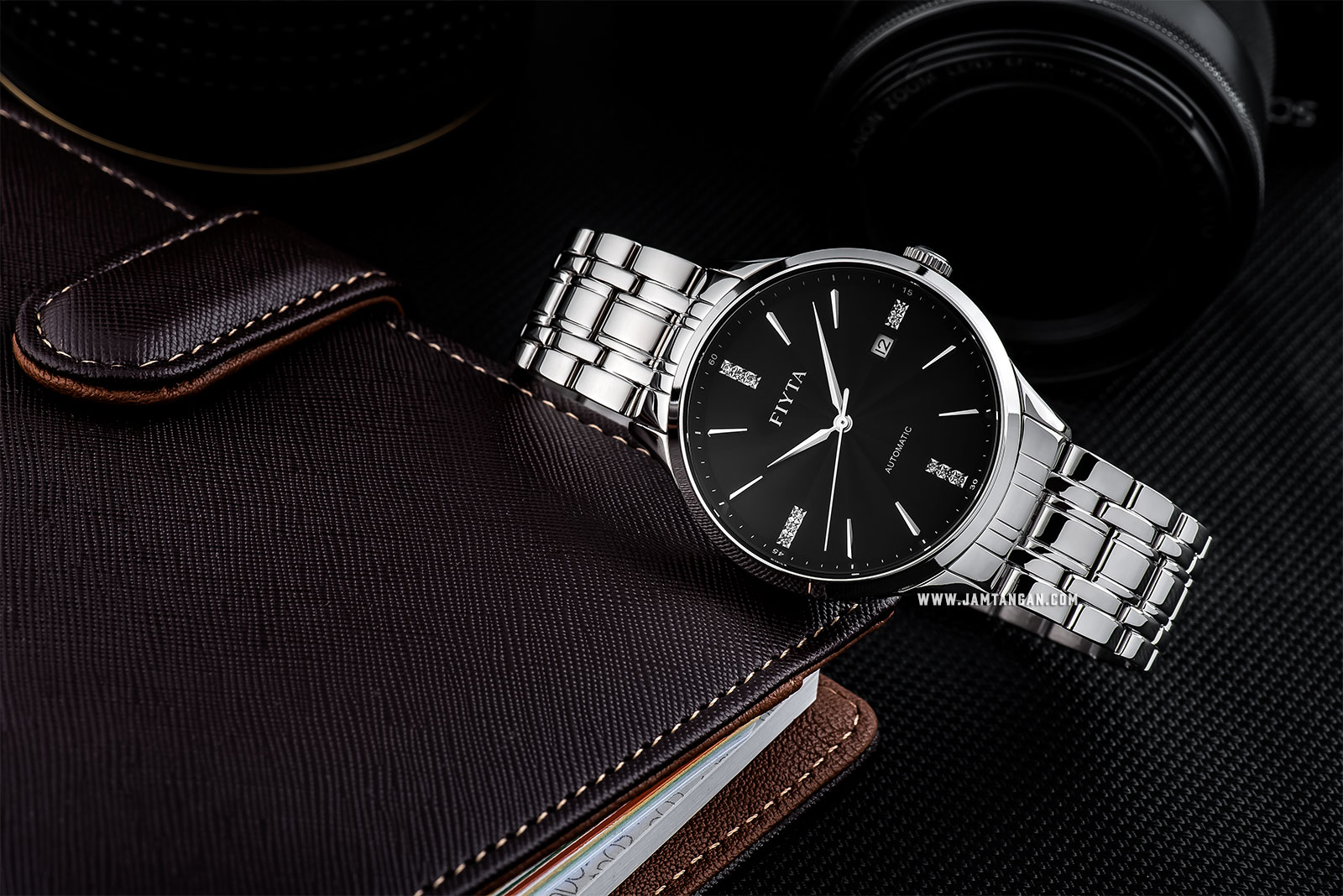 FIYTA WGA520003.WBW Tempting Automatic Man Black Dial Stainless Steel Machtwatch