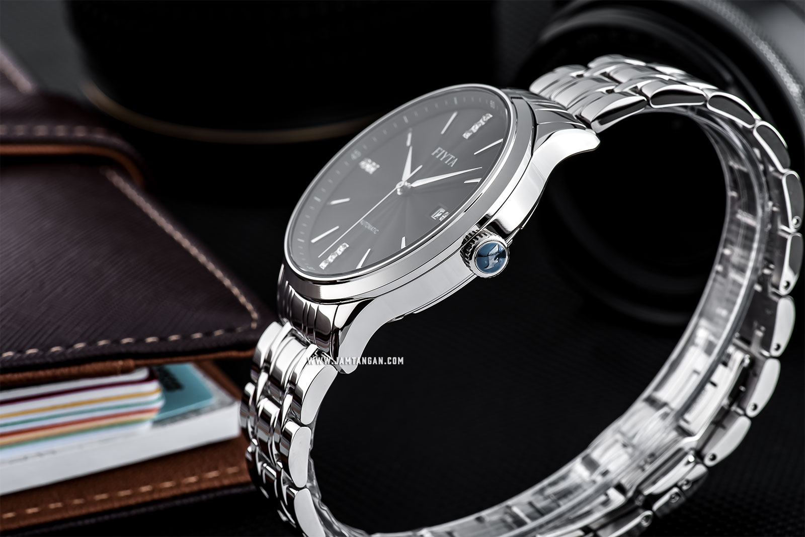 FIYTA WGA520003.WBW Tempting Automatic Man Black Dial Stainless Steel Machtwatch