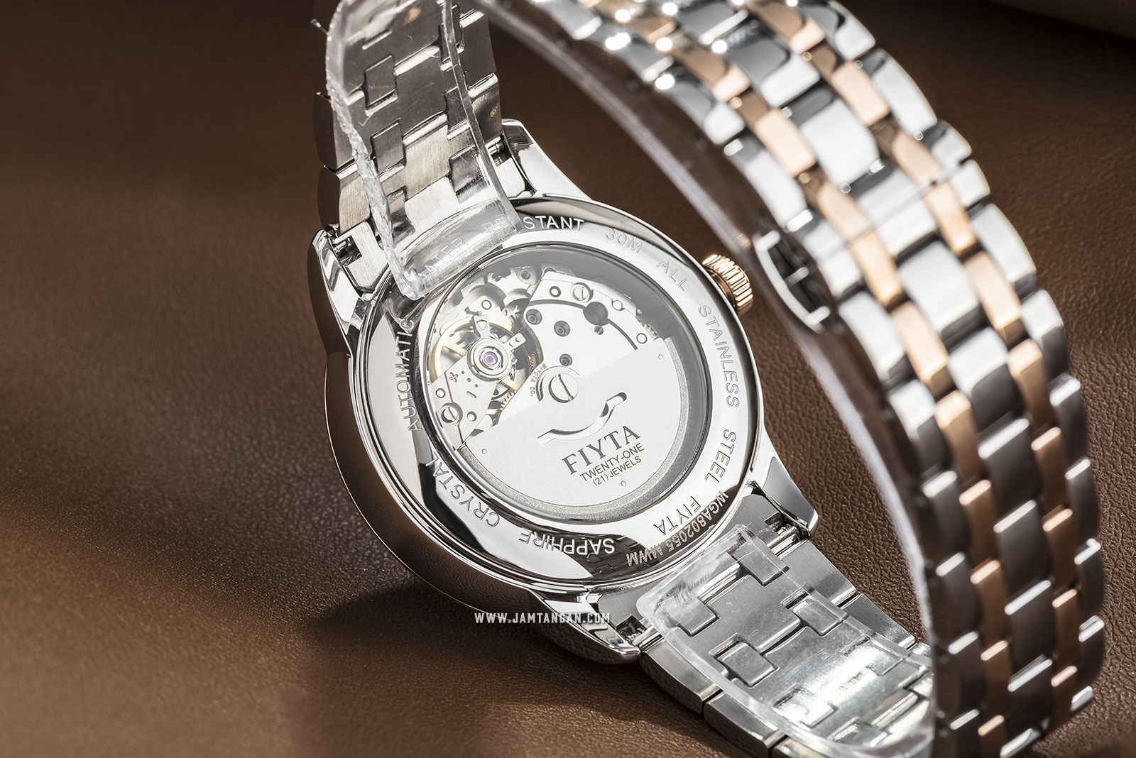 FIYTA WGA802055.MWM Classic Automatic Man Silver Dial Dual Tone Stainless Steel Machtwatch
