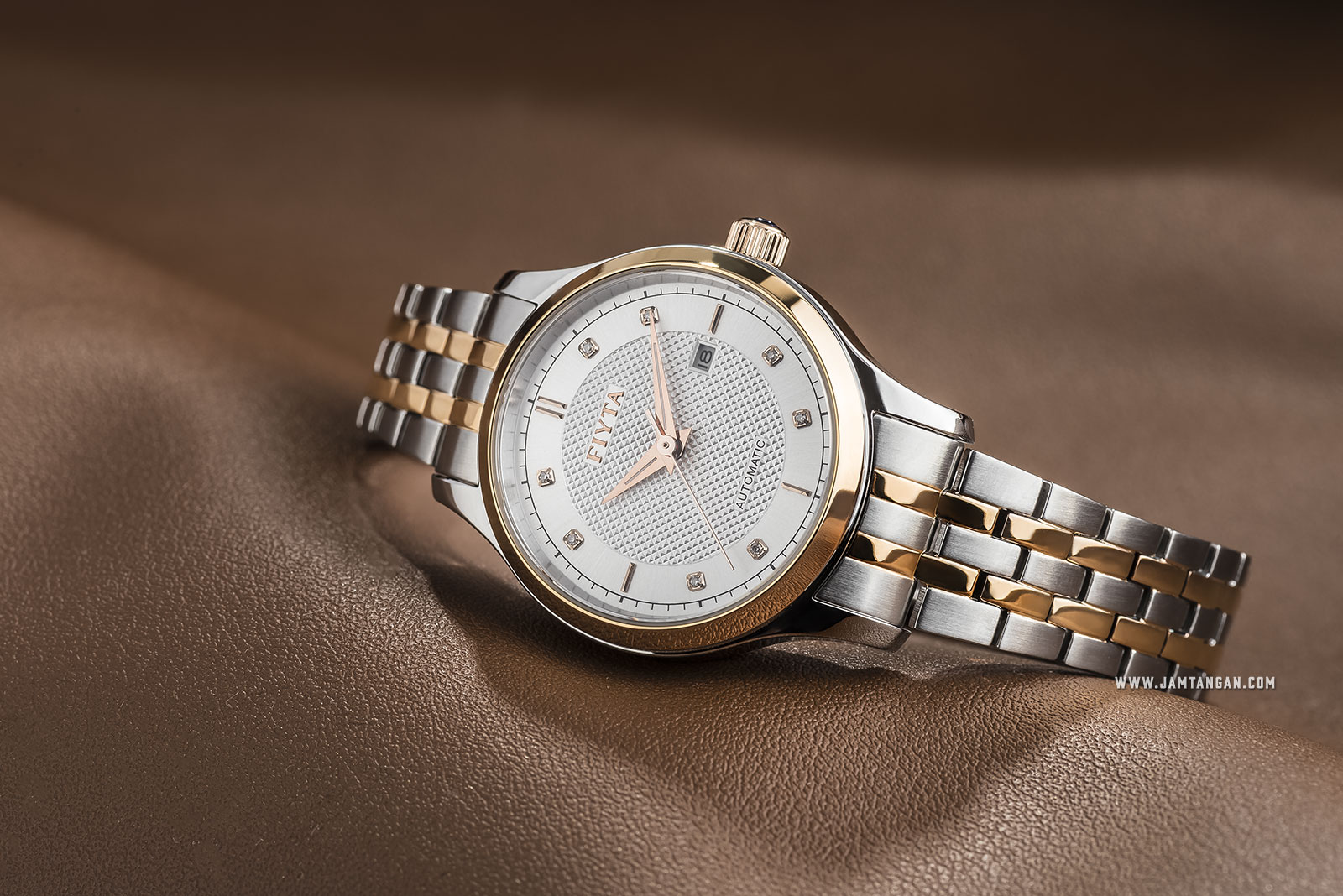 FIYTA WLA800015.MWM Classic Automatic Man Silver Dial Dual Tone Stainless Steel Machtwatch