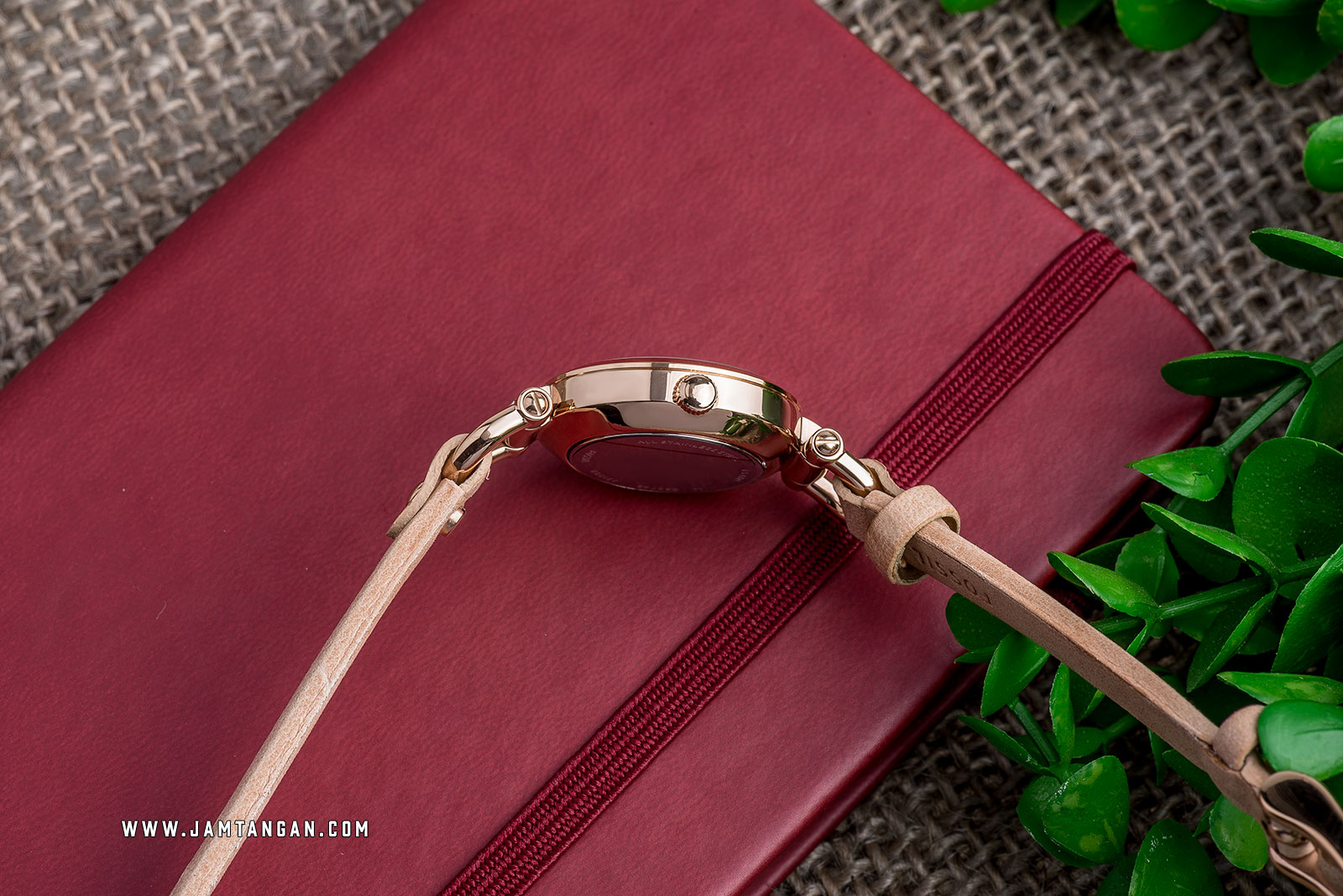Fossil ES3745 Georgia Sand Leather Strap Machtwatch