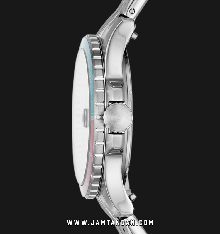 Fossil FB-01 ES4741 Ladies White Dial 