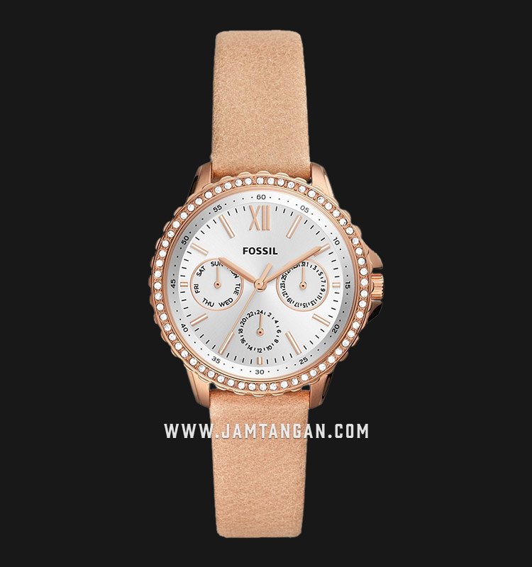 Fossil Izzy ES4888 Ladies Silver Sunray 