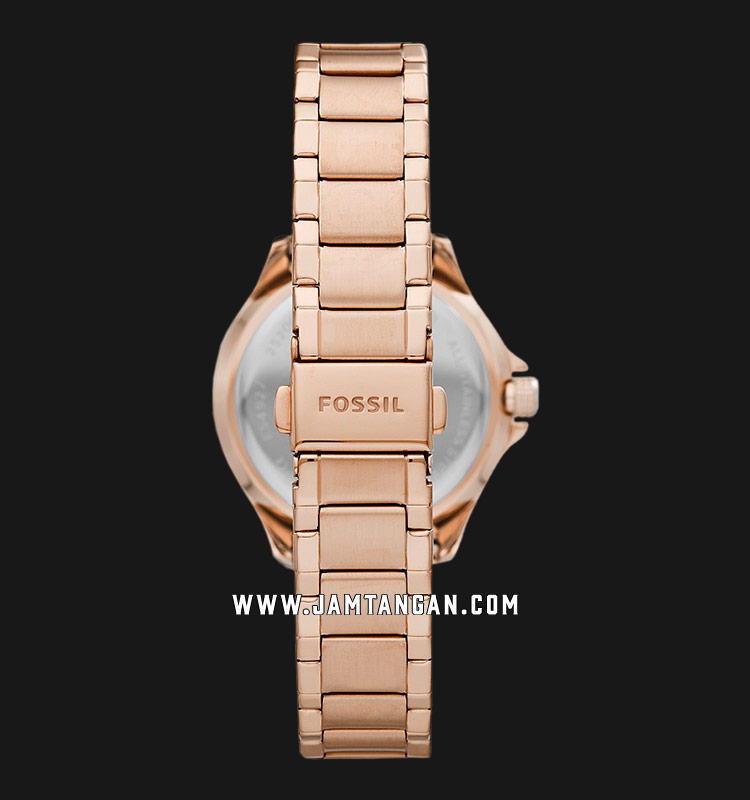 Fossil Sadie ES4926 Red Dial Rose Gold 