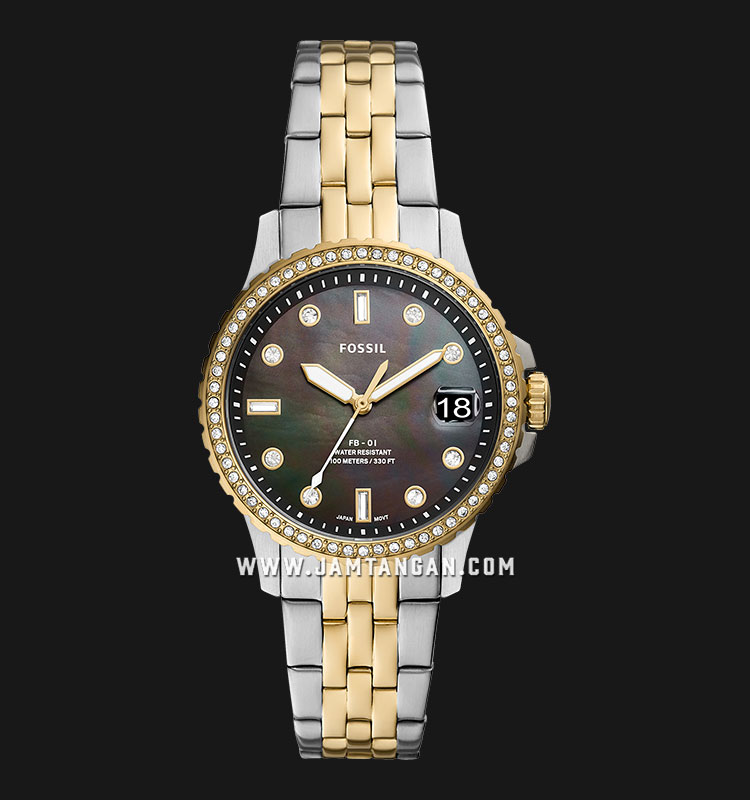 Fossil FB-01 ES4997 Ladies Black Mother 