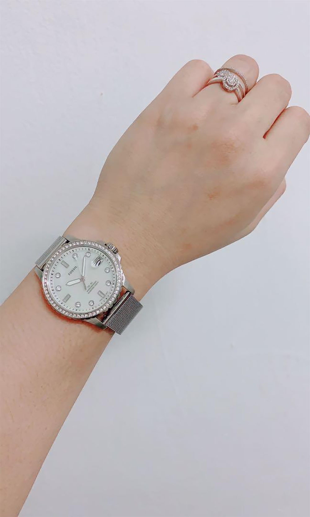 Fossil FB-01 ES4998 Ladies White Mother 
