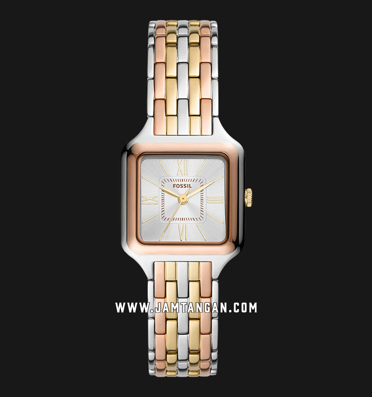 Fossil Raquel ES5081 Silver Dial Dual 