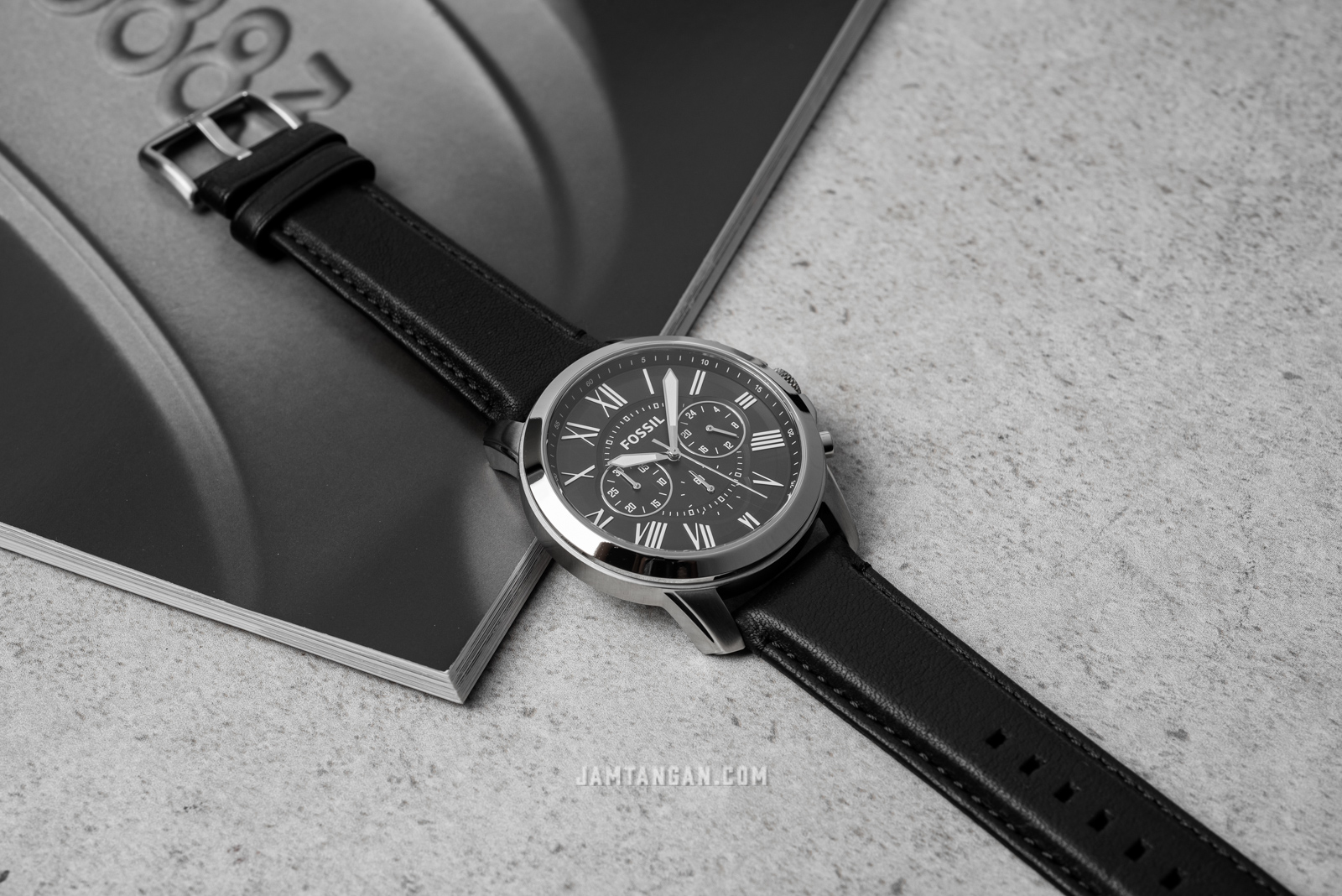Fossil Grant FS4812 Chronograph Black 
