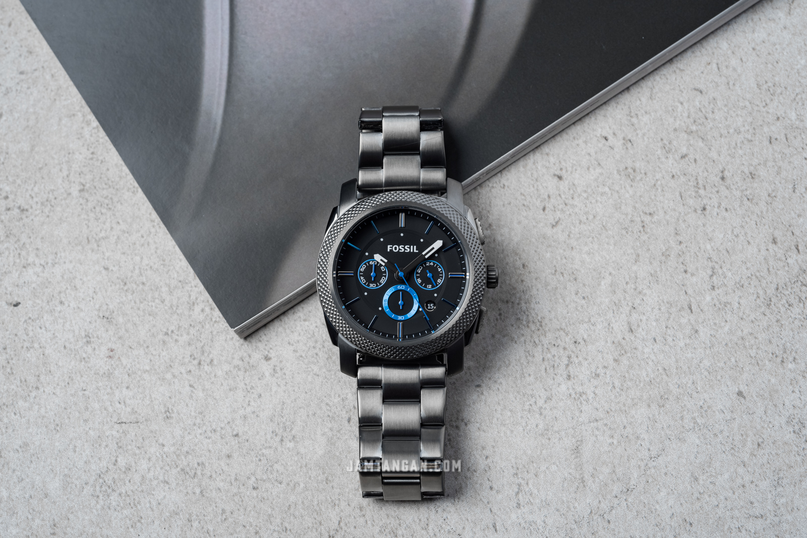 Fossil FS4931 Machine Chronograph Black 