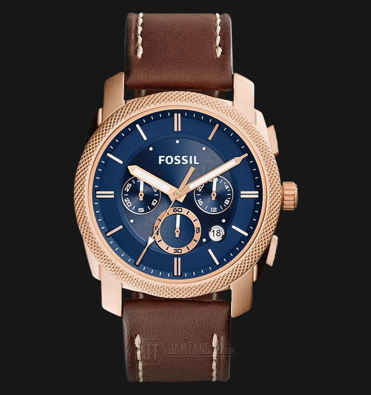 Fossil FS5073 Machine Chronograph Brown 