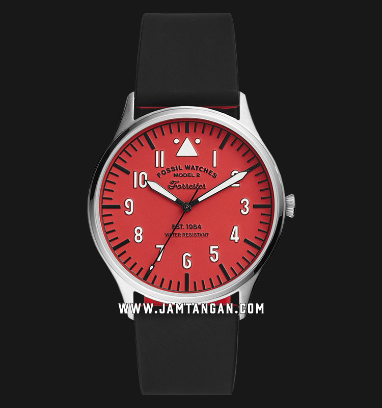 Fossil Forrester FS5616 Men Red Dial 