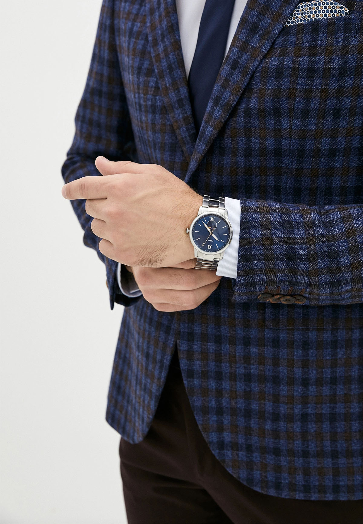 Fossil The Minimalist FS5618 Men Blue 