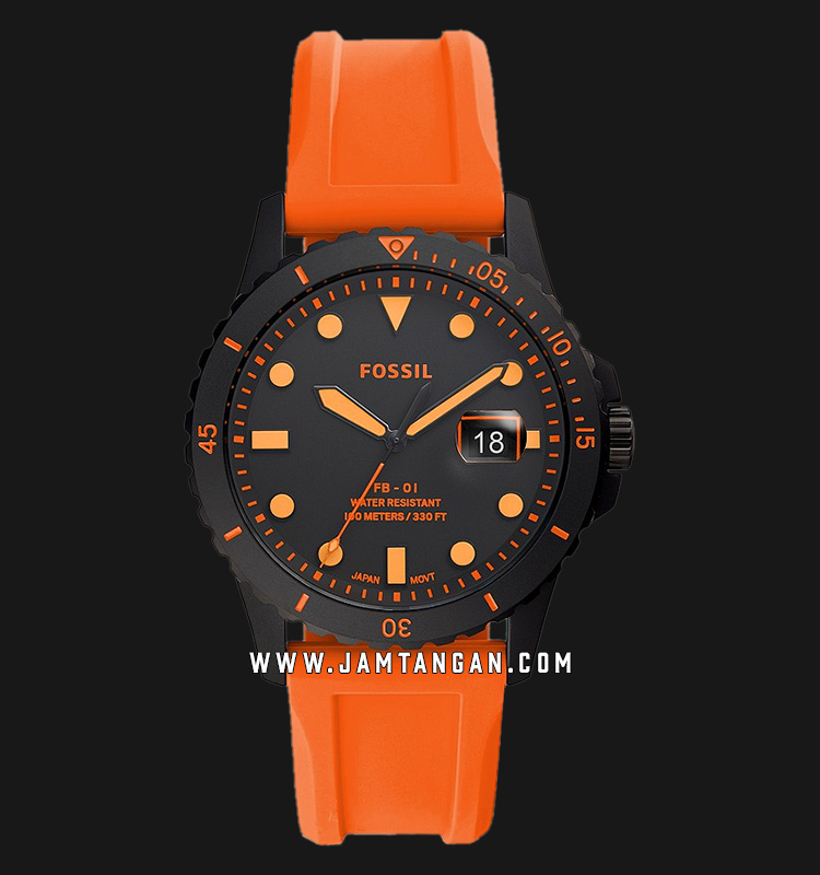 Fossil FS5686 FB-01 Black Matte Dial 