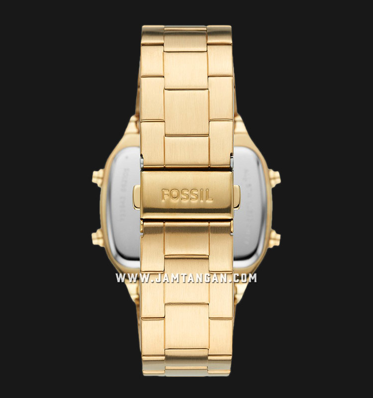 Fossil Retro FS5843 Digital Dial Gold 