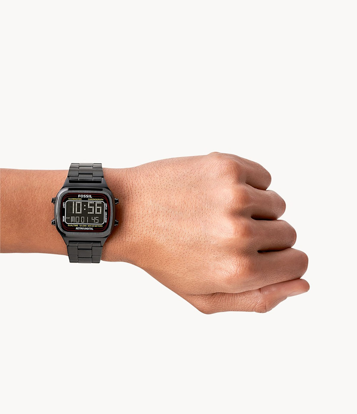 Fossil Retro FS5845 Digital Dial Black 