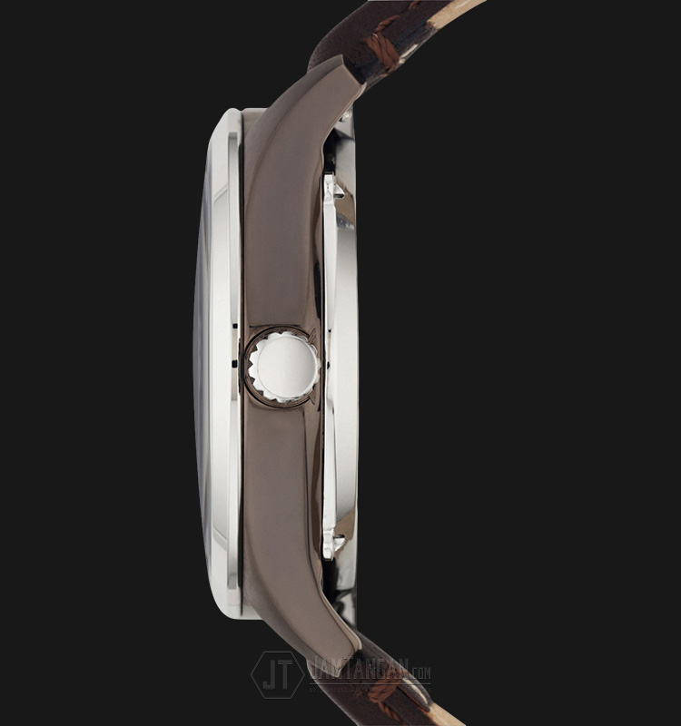 Fossil ME1123 Men Dress Twist GMT Brown 