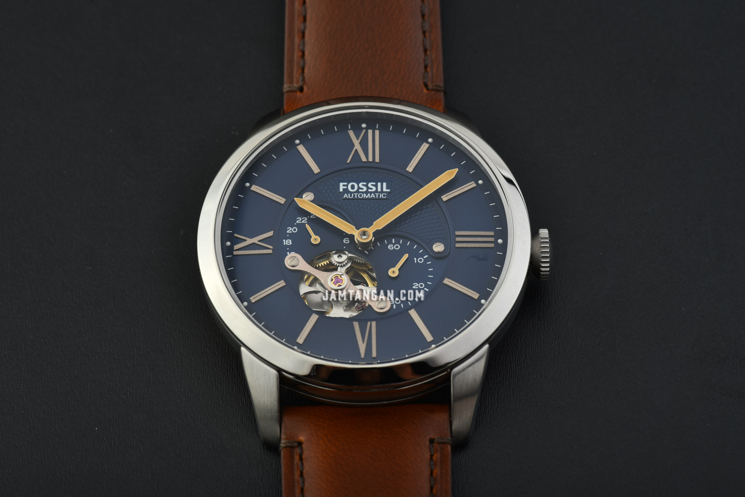 Fossil Townsman ME3110 Blue Dial Brown 