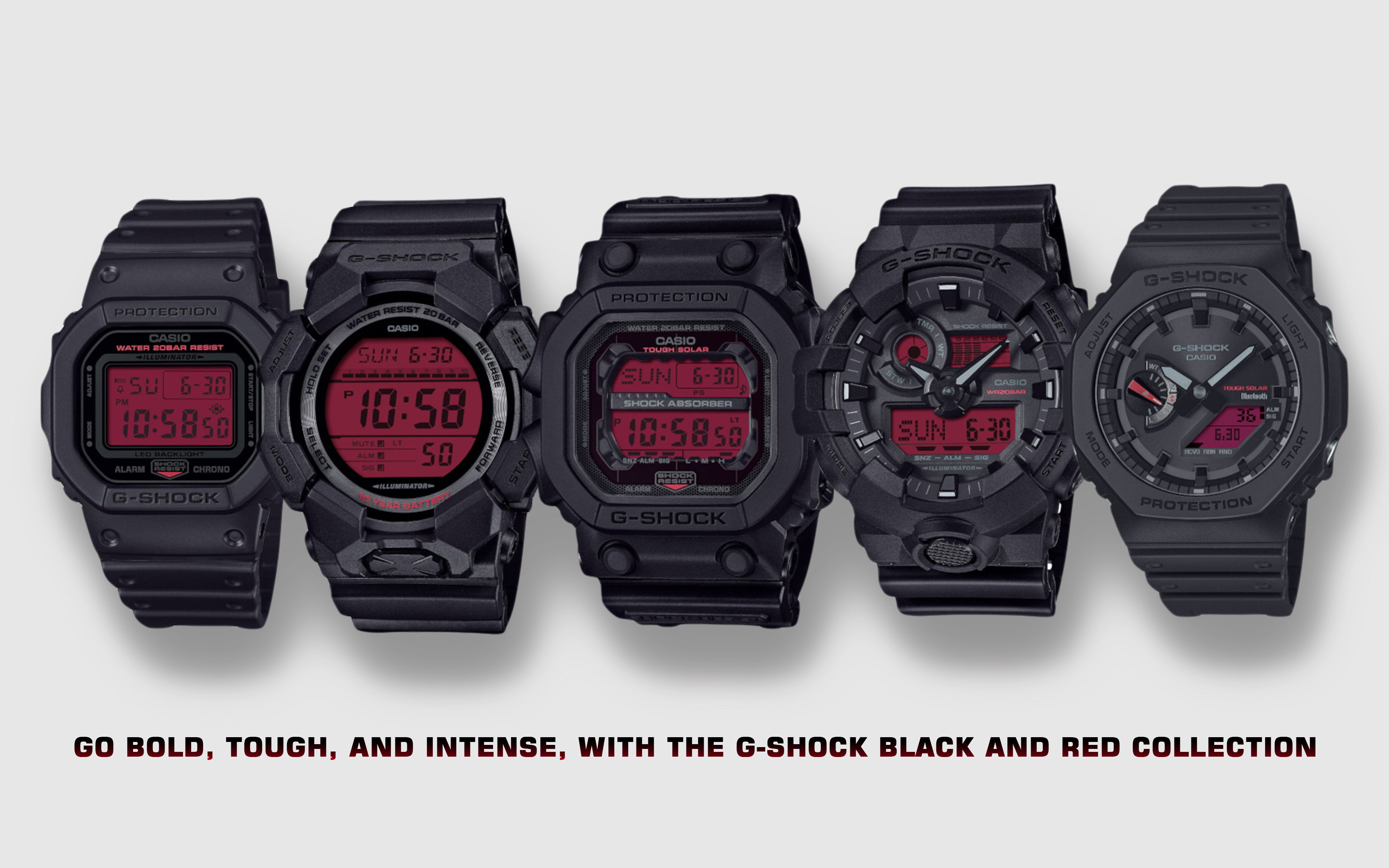 CASIO G-SHOCK GA-B2100BBR-1AJF ブラック&レッド Amazon.com: Casio G-Shock Black Resin Red Analog-Digital