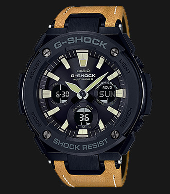Casio G-Shock GST-W120L-1B GST-W120L-1BJF G-Steel Brown